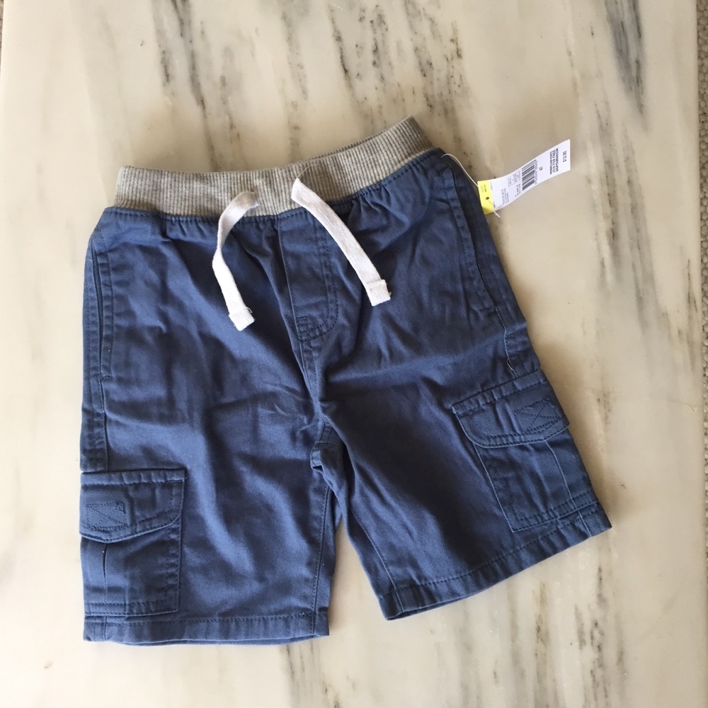 NWT Gray Blue Cargo Shorts